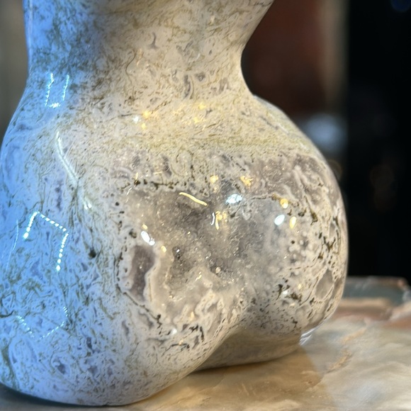 Ocean Jasper Crystal Female Body Carving With Druzy! - Picture 8 of 10